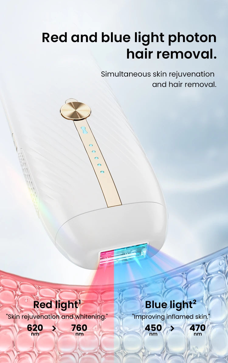 Ultimate At-Home IPL Sapphire Laser Hair Removal Device